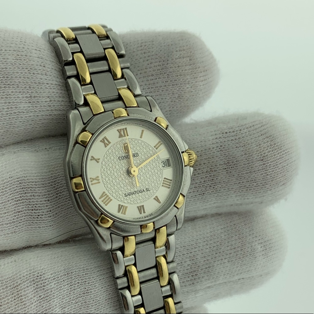 Concord Saratoga SL Ladies 18K and SS 24MM